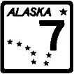 Alaska State Route Marker