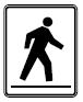 Canada Pedestrian Crosswalk - 12x18-, 18x24-, 24x30- or 30x36-inch