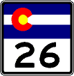Colorado State Route Marker
