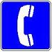 Telephone symbol - 18-, 24- or 30-inch