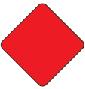 End of Road Marker (Solid Red) - 18-inch