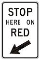 Stop Here on Red - 18x30- or 24x36-inch