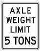 Axle Weight Limit - 12x18-, 18x24-, 24x30- or 30x36-inch