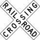 Railroad Crossbuck - 24x4-inch