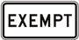 Exempt - 24x12-, 30x18- or 24x36-inch