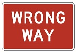 Wrong Way - 36x24-inch