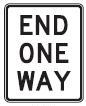 End One Way - 12x18-, 18x24-, 24x30- or 30x36-inch