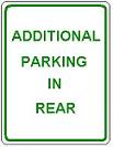 Additional Parking in Rear - 12x18-inch