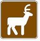 Deer Viewing Area symbol - 12-inch