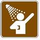 Shower symbol - 12-inch