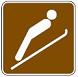 Ski Jumping symbol - 12-inch