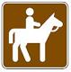 Horse Riding Area symbol - 12-inch