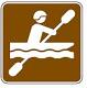 Kayaking symbol -12-inch