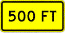 Distance Plate - 24x12-inch