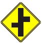 Offset Side Roads symbol (Left) - 18-, 24-, 30- or 36-inch