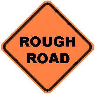 Rough Road - 36-inch Orange