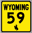 Wyoming State Route Marker
