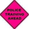 Police Training - 36- or 48-inch Pink Roll-up