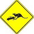 Kangaroo Crash symbol - 18-, 24-, 30- or 36-inch