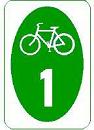 Bike Route - 12x18-, 18x24- or 24x30-inch